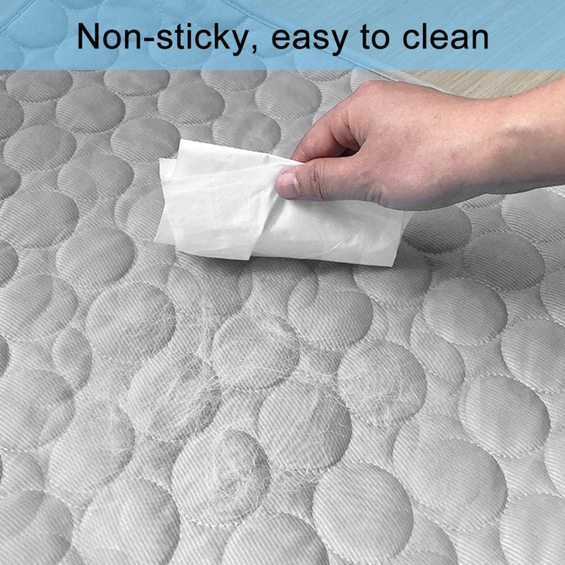 Pet Cooling Mat for Dogs Cats-Ice Silk Dog Cooling Mats, Summer Dog Cooling Pads, Dog Crate Mat Cat Cooling Mat, Portable & Washable Pet Cooling Blanket for Kennel/Sofa/Bed/Floor/Car Seats 40x28IN Grey - BeesActive Australia