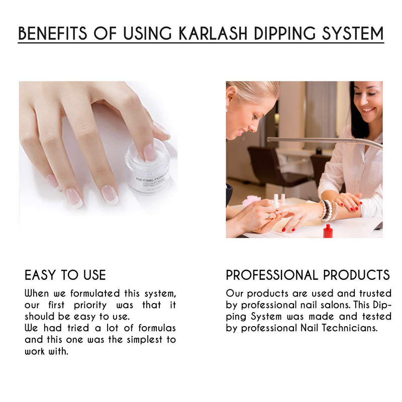 Karlash Professional DIP Powder System refill size 2 oz (Step 6 Brush Saver) Made in USA - BeesActive Australia
