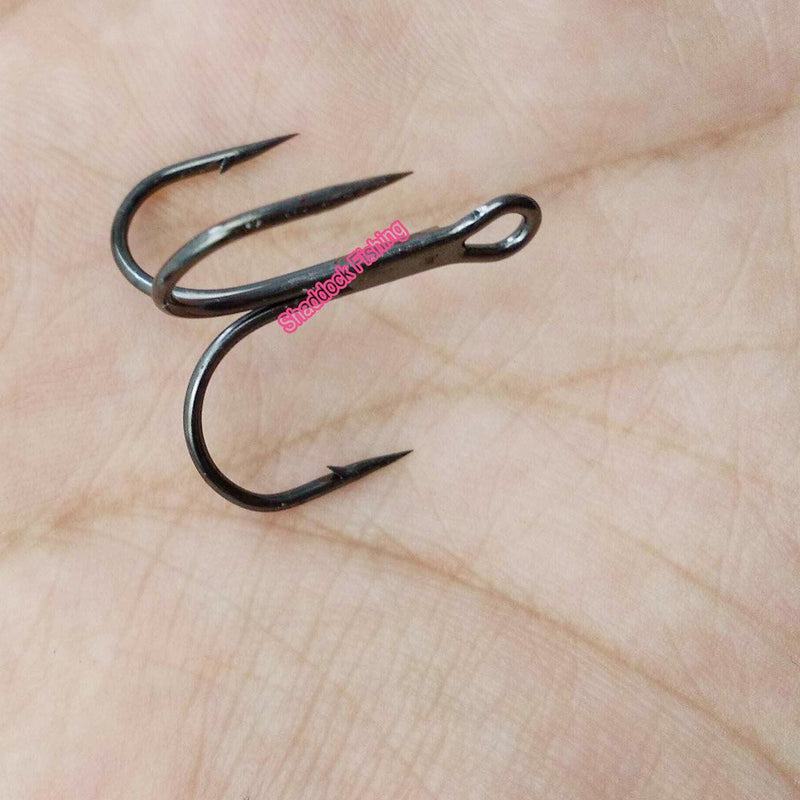 [AUSTRALIA] - JL Sport Easy Catch 150pcs/box Extra SharpTreble Hooks High Carbon Steel Classic 3551 Size 4 6 8 10 12 Round Bend Classic Fishing Treble Hooks Fish Hooks Set 