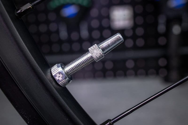 Muc-Off Silver Tubeless Presta Valves, 44mm - Premium No Leak Bicycle Valves with Integrated Valve Core Removal Tool - BeesActive Australia