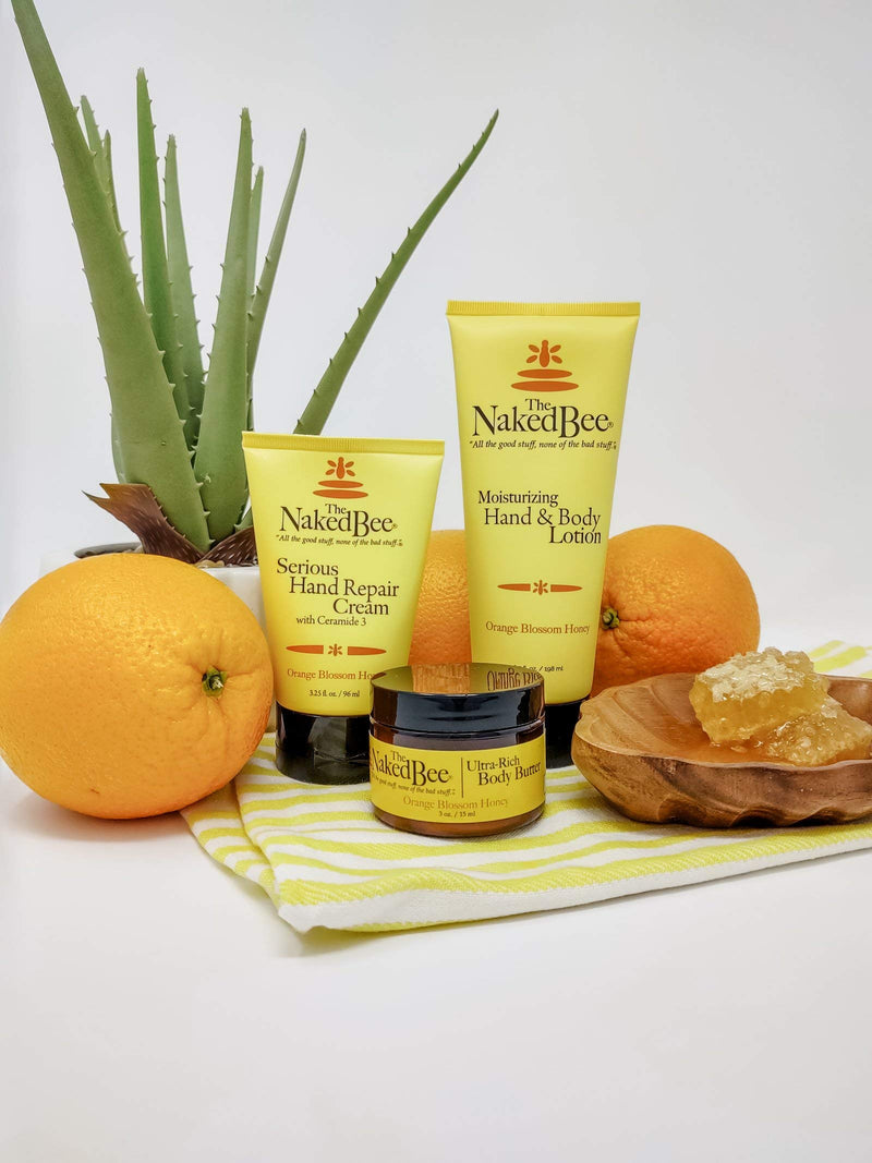 The Naked Bee Orange Blossom Honey Serious Hand Repair Cream, 3.25 Oz 3.25 Fl Oz (Pack of 1) - BeesActive Australia