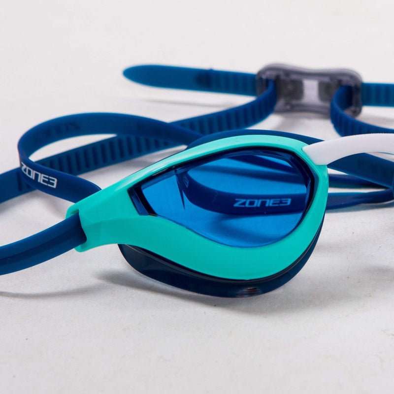 ZONE3 Viper-Speed Swim Goggles Turquoise/Blue One Size - BeesActive Australia
