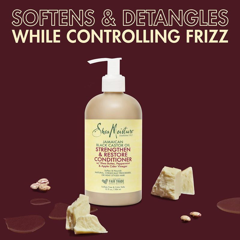 Shea Moisture Jamaican Black Castor Oil Strengthen Grow and Restore Conditioner 384 ml - BeesActive Australia
