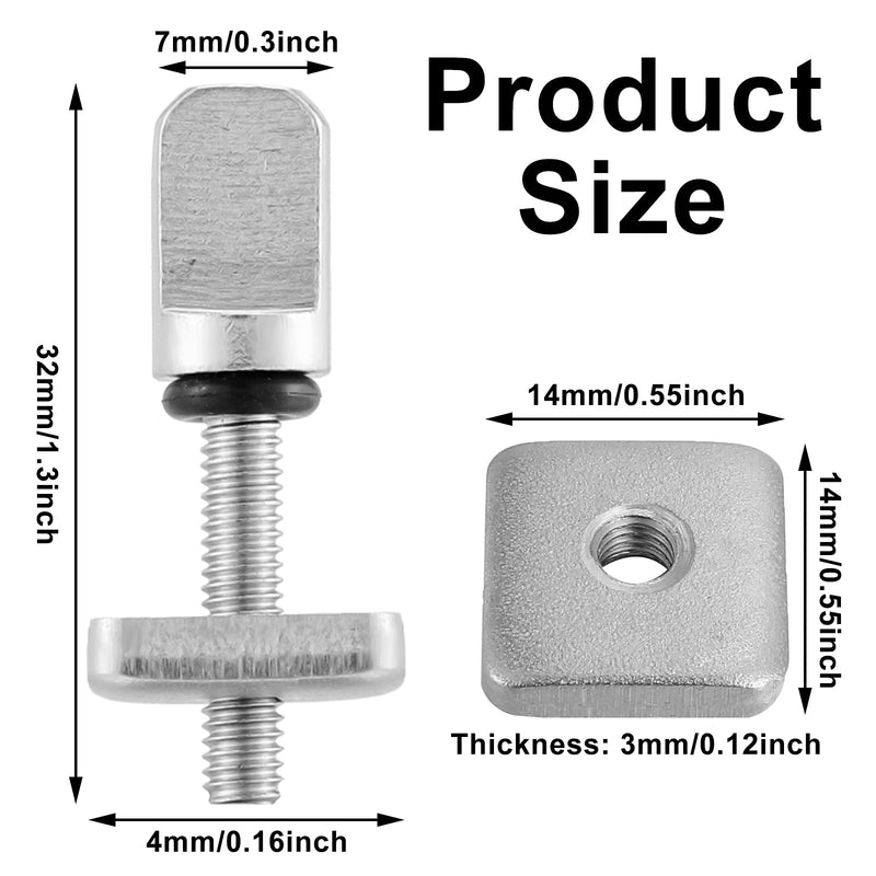 Ferraycle 6 Pieces Surfing Accessories No Tool Stainless Steel Fin Screw Thumb Fin Screw for Men Women Surfboard Surf Longboard Paddleboard and SUP - BeesActive Australia