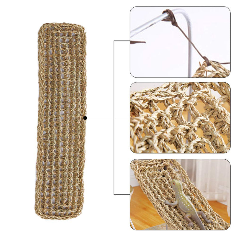 Bearded Dragon Hammock Lizard Lounger Reptile Jungle Climber Vines with Suction Cups Flexible Leaves Climbing Branches Reptile Habitat Accessories for Chameleon Lizard Gecko Frog Iguana Snake - BeesActive Australia