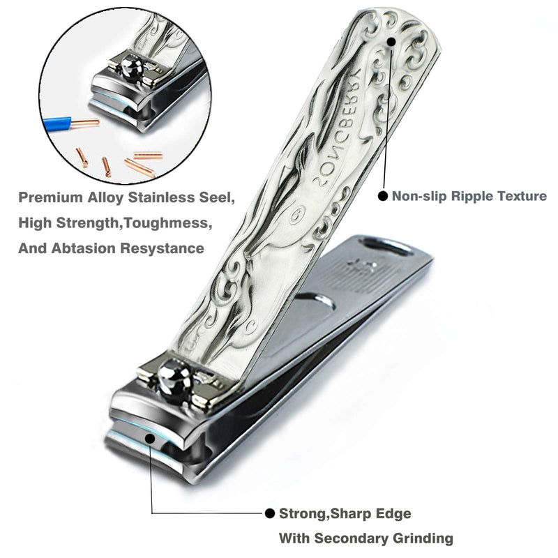 EUYGNIM Nail clippet set nail clipper kit, manicure kits, Professional pedicure set,stainless steel nails and toenails and nail files, sharp nail clippers and portable suitcase - BeesActive Australia