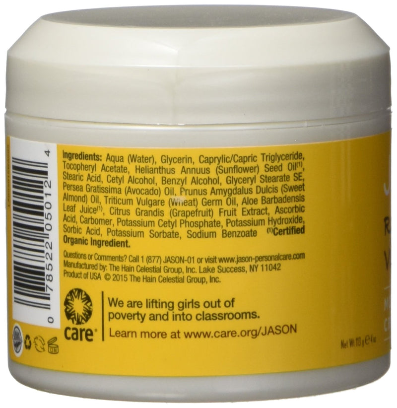 Jasön Revitalizing Vitamin E 5000 IU Moisturizing Crème, 4 Ounce Container, Multicolor, Organic - BeesActive Australia