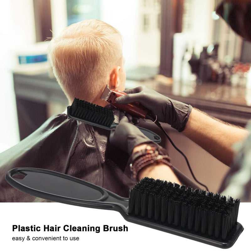 Hair Cleaning Brush with Plastic Handle Barber Neck Duster Unwanted Hair Removal Comb Hair Styling Hairdressing Tools - BeesActive Australia