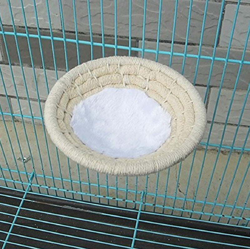 zmgmsmh Handmade Bird Breeding Nest Bed for Budgie Parakeet Cockatiel Parakeet Conure Canary Finch Lovebird and Small Parrot Cage Hatching Nesting Box Cotton Rope - BeesActive Australia