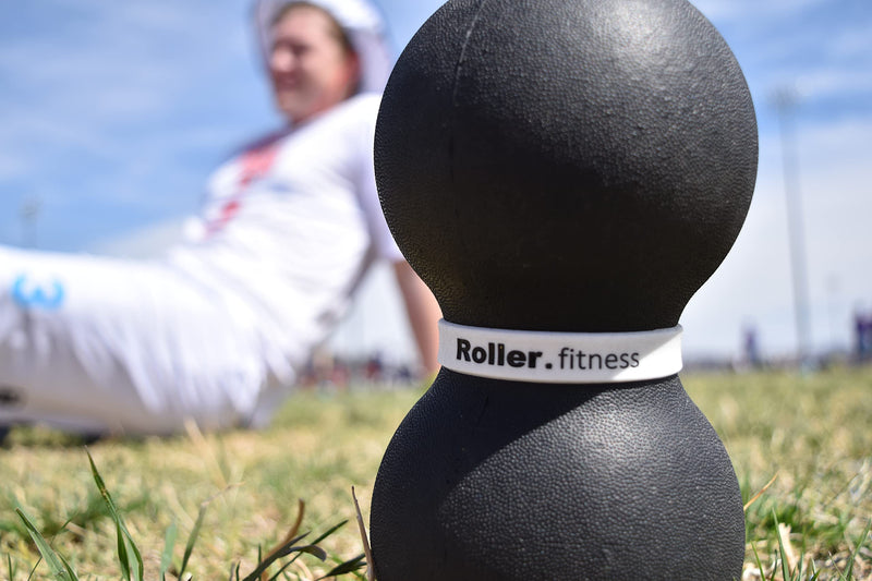 Roller Fitness Infinity Roller, Peanut Foam Roller, Large 8-Inch Double Massage Ball Exercise Roller (Gray - Standard) Gray - Standard - BeesActive Australia