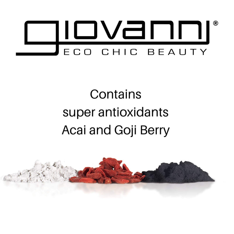 GIOVANNI D:TOX SYSTEM Purifying Exfoliant Body Scrub, 6 oz. Removes Impurities, Activated Charcoal, Super-Antioxidants Acai & Goji Berry, Volcanic Ash, Hypoallergenic, Dermatologist Tested(Pack of 2) - BeesActive Australia