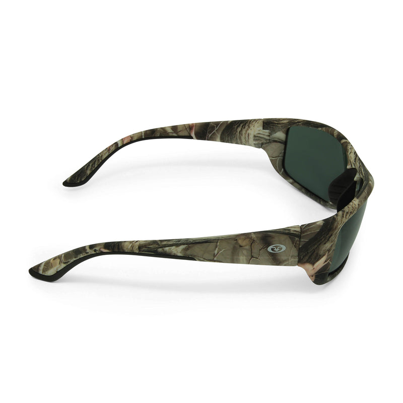 Flying Fisherman Buchanan Polarized Sunglasses with AcuTint UV Blocker for Fishing and Outdoor Sports Camo Frames/Smoke Lenses - BeesActive Australia