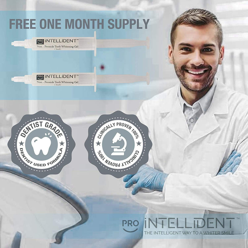 Teeth Whitening Kit Refills | Pro Intellident Advanced Gel & Stain Remover | Longer Lasting Results Than Whitening Strips or Activated Charcoal | Ideal Tooth Whitener for Sensitive Teeth - BeesActive Australia