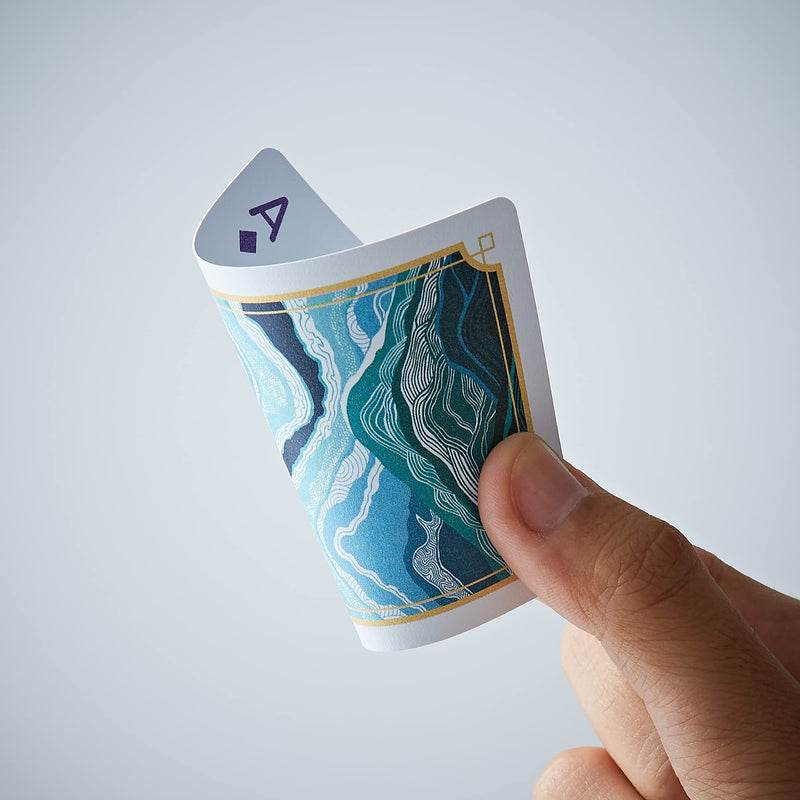 Oroora, Bohwa Card, tichu Board Game + Card Case, 100% Waterproof Plastic Playing Cards, Poker Size, Quality Embossed Plastic Playing Cards, 1 Decks of Cards + 1 Card Case. - BeesActive Australia