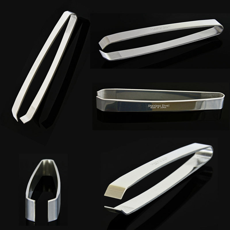 Kwizing MADE IN JAPAN Fish Bone Tweezers by RCI GLOBAL - Non-Slip, Precision Grip - Debone Salmon, Bass, Catfish - Stainless Steel Handmade Japanese Craftsmanship (4 3/4") 4 3/4" - BeesActive Australia