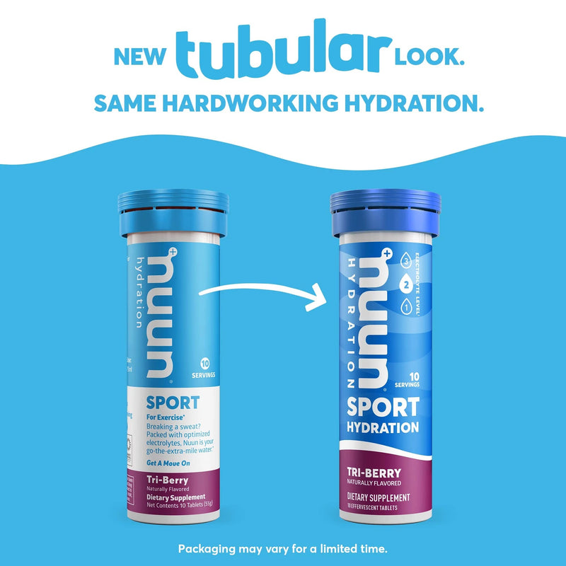 Nuun Sport Electrolyte Tablets for Proactive Hydration, Lemon Lime, 8 Pack (80 Servings) - BeesActive Australia