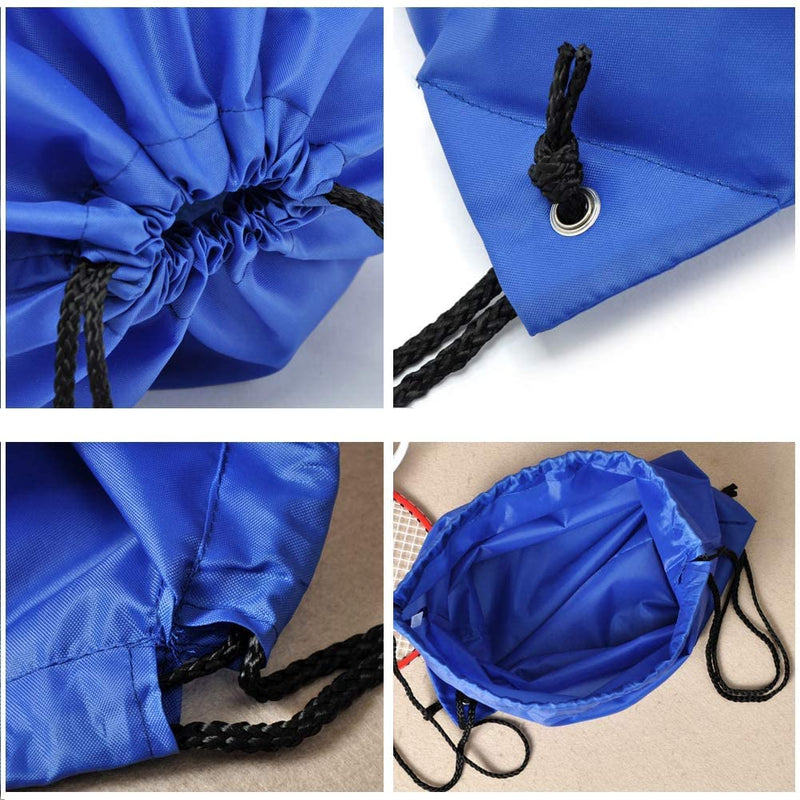 Drawstring Backpack Water Resistant String Bag Sports Sackpack Gym Sack for Men Women (Apple Green) Apple Green - BeesActive Australia