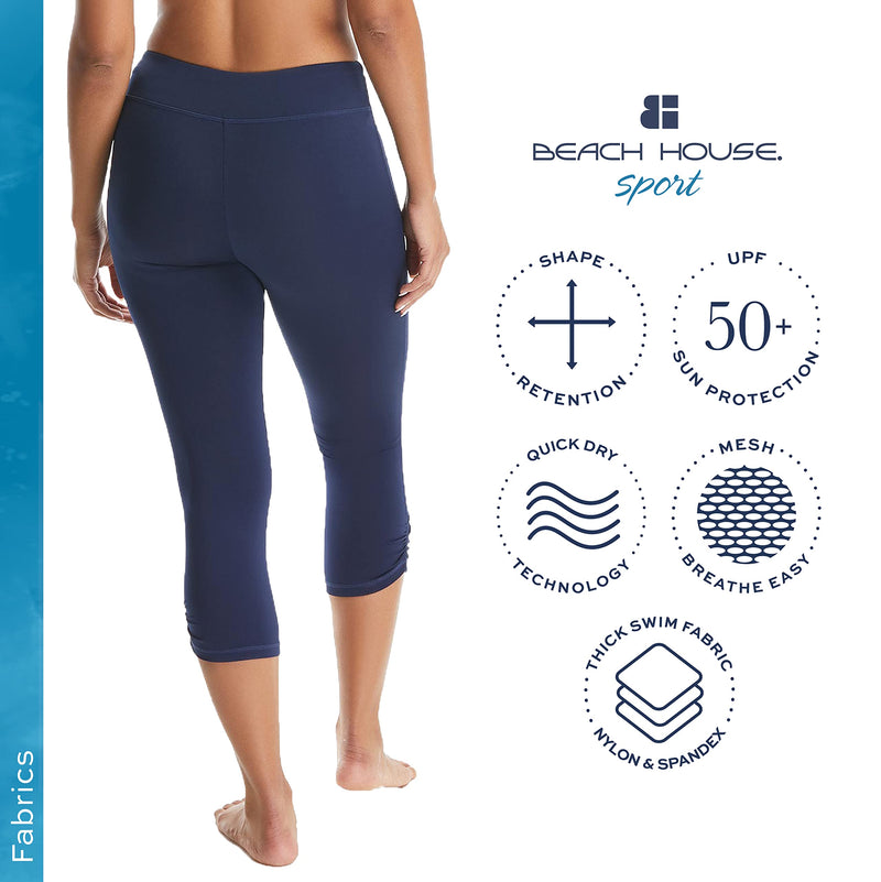 Cobra Athletic Capris  Quick-Dry Yoga, Swim Pant, Sport Leggings for Women Small 511 Admiral - BeesActive Australia