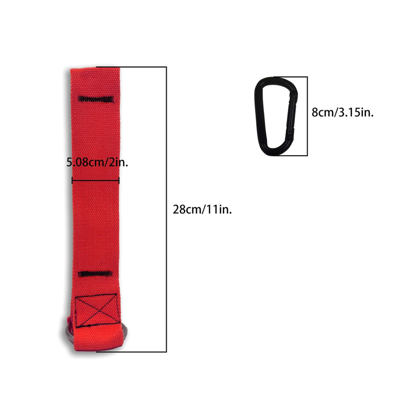 J Bryant Fitness Strap Loading Pin DIY Heavy Duty Strap for Olympic Weight Plates Pulley Cable Machine Attachment Home Gym Workout Equipment Use for LAT Pulldowns Red - BeesActive Australia