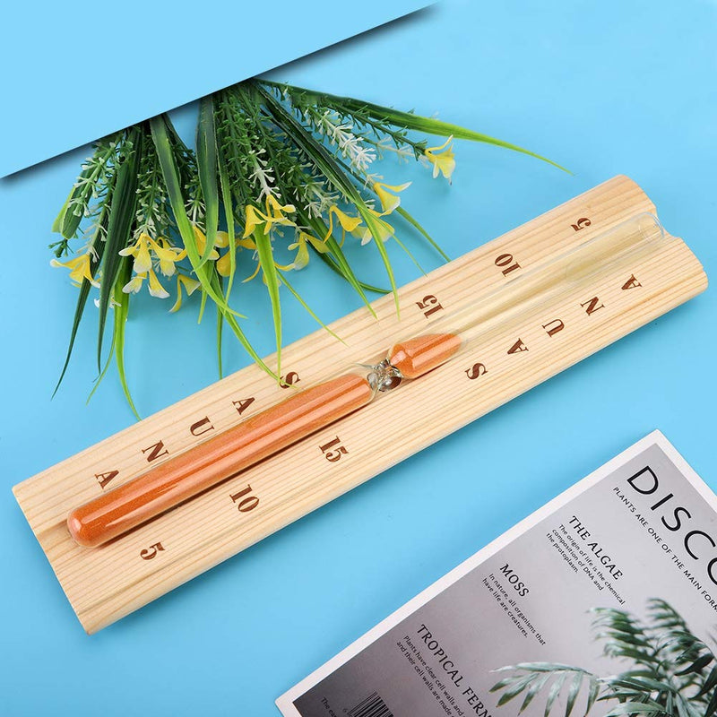 Duokon 5/10/15 minutes Pine Sauna Hourglass Clock, Accurate Wooden Sand Timer with Robust Heat-Resistant Glass for Spa Bath Sauna - BeesActive Australia