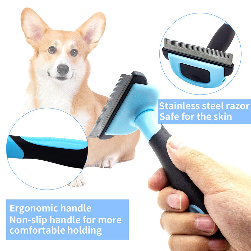 Pet Hair Remover,Pet Grooming Brush,Deshedding Tool for Dogs & Cats,Effectively Reduces Up to 95% for Short Medium and Long Pet Hair,Professional Deshedding Suitable for Cats and Dog - BeesActive Australia