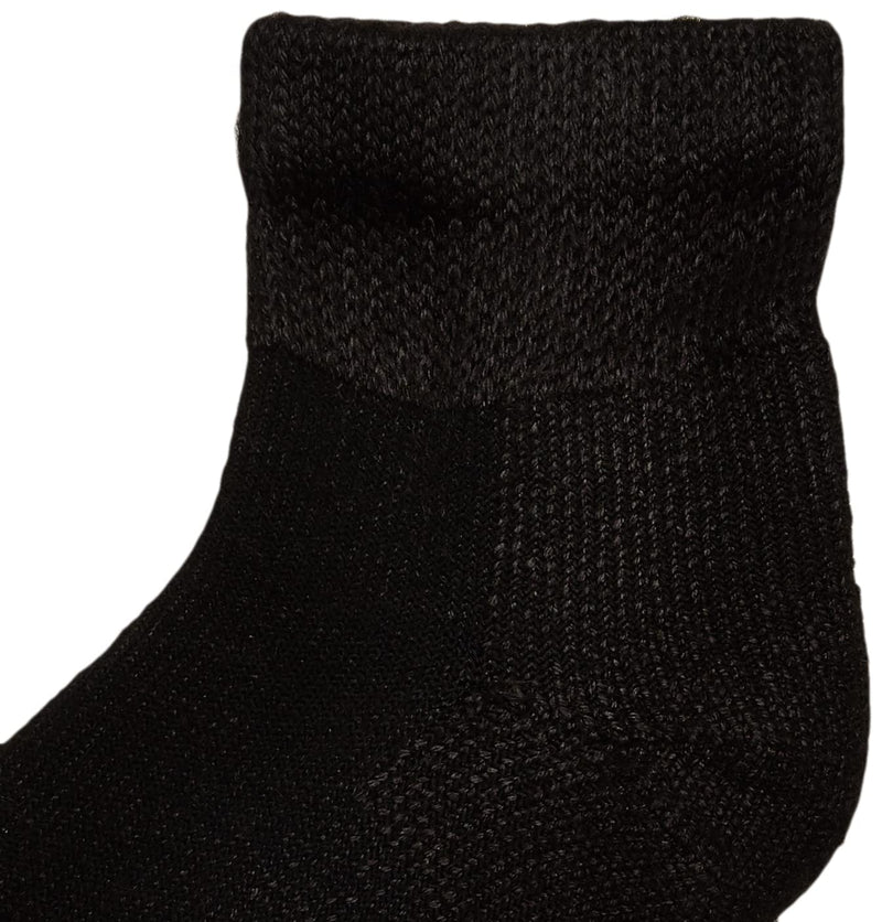 thorlos unisex-adult Jmx Maximum Cushion Ankle Running Socks Large Black (1 Pair) - BeesActive Australia