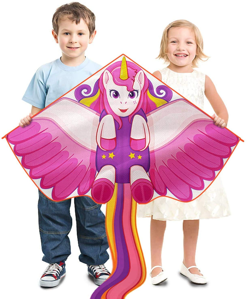 [AUSTRALIA] - Unicorn Kite, Kites for Kids Adults Easy to Fly, Best Kite for Girls Boys Beach Park Outdoor Activites Games 