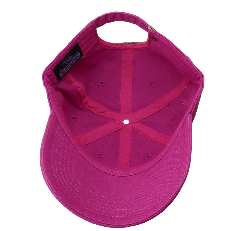 Falari Classic Baseball Cap Dad Hat 100% Cotton Soft Adjustable Size One Size Fuchsia - BeesActive Australia