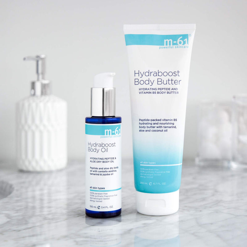 M-61 Hydraboost Body Oil - Lightweight, nourishing dry body oil with tripeptides, plant-derived squalane and centella asiatica - BeesActive Australia