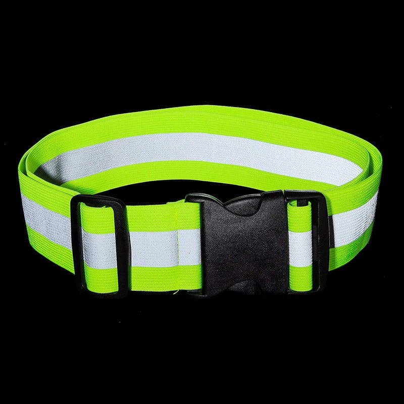 DASHGLOW - 2-6 Pack - Reflective Glow Belt Safety Gear, Pt Belt, for Running Cycling Walking Marathon Military 2 Pack [51 Inches] - BeesActive Australia