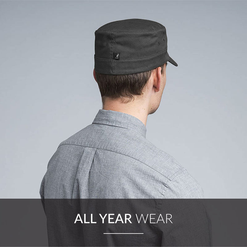 Kangol Men, Women Cotton Twill Army Cap Small-Medium Grey - BeesActive Australia