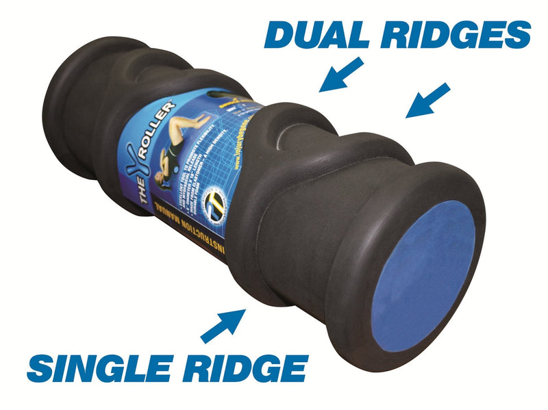 Pro-Tec Athletics The Y Roller Contoured Foam Roller Blue/ Black OS - BeesActive Australia