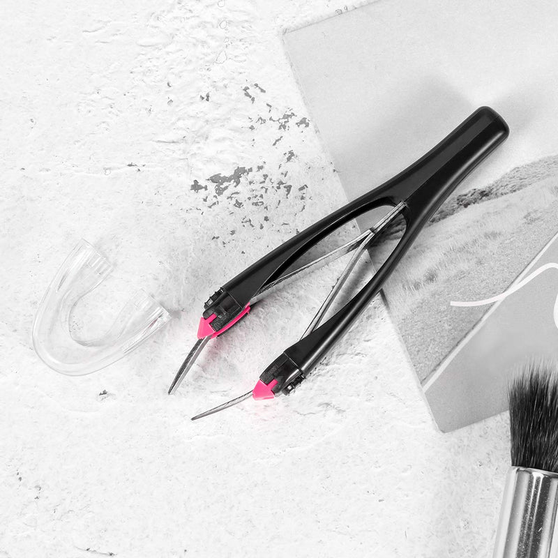 Lurrose Automatic Elastic Eyebrow Tweezer Retractable Tweezer for Eyebrow Removal (Color Random) - BeesActive Australia