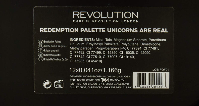 Makeup Revolution Redemption Unicorns are Real Eyeshadow Palette - BeesActive Australia