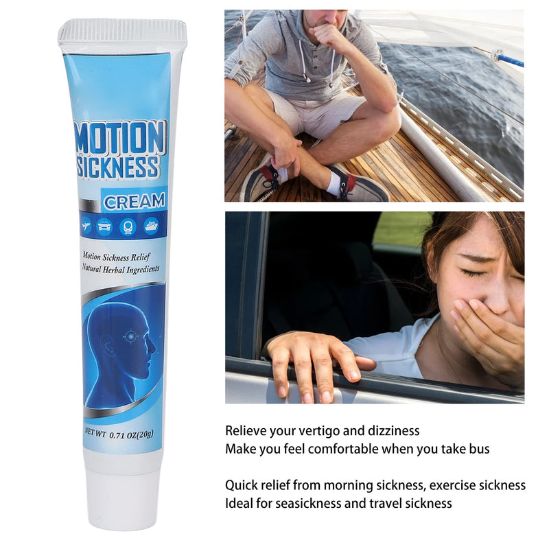 Vigor Vertigo Ease Cream, 20g Carsick Ease Cream Migraine Relief Easily Absorbed for Seasickness - BeesActive Australia
