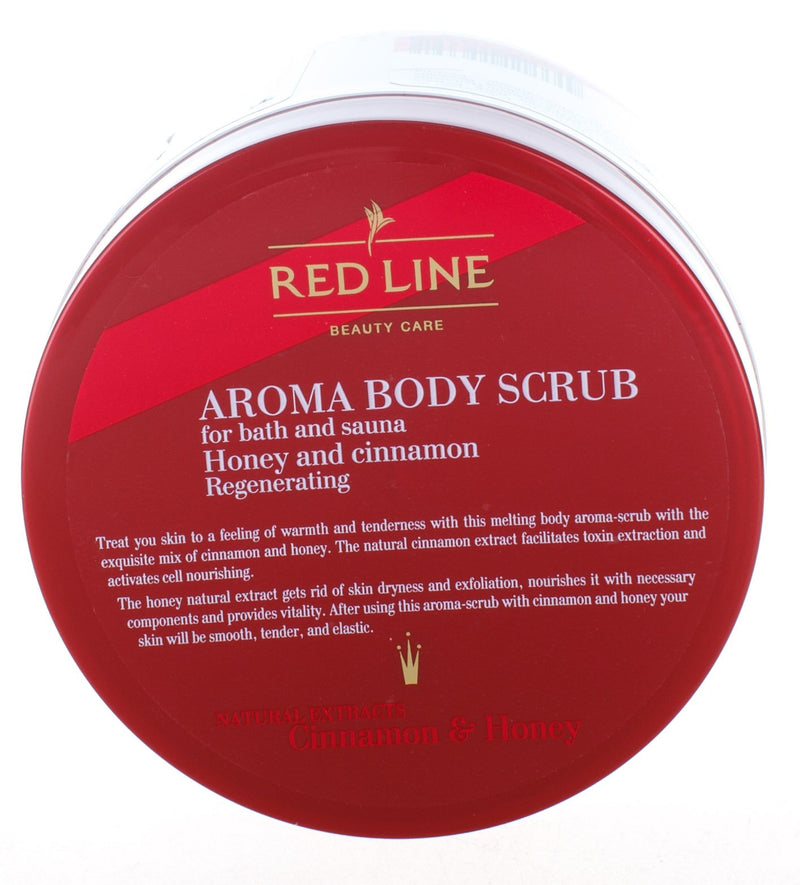 Red Line, Aroma Body Scrub, Honey and Cinnamon, 500 ml/ 16.9 oz - BeesActive Australia