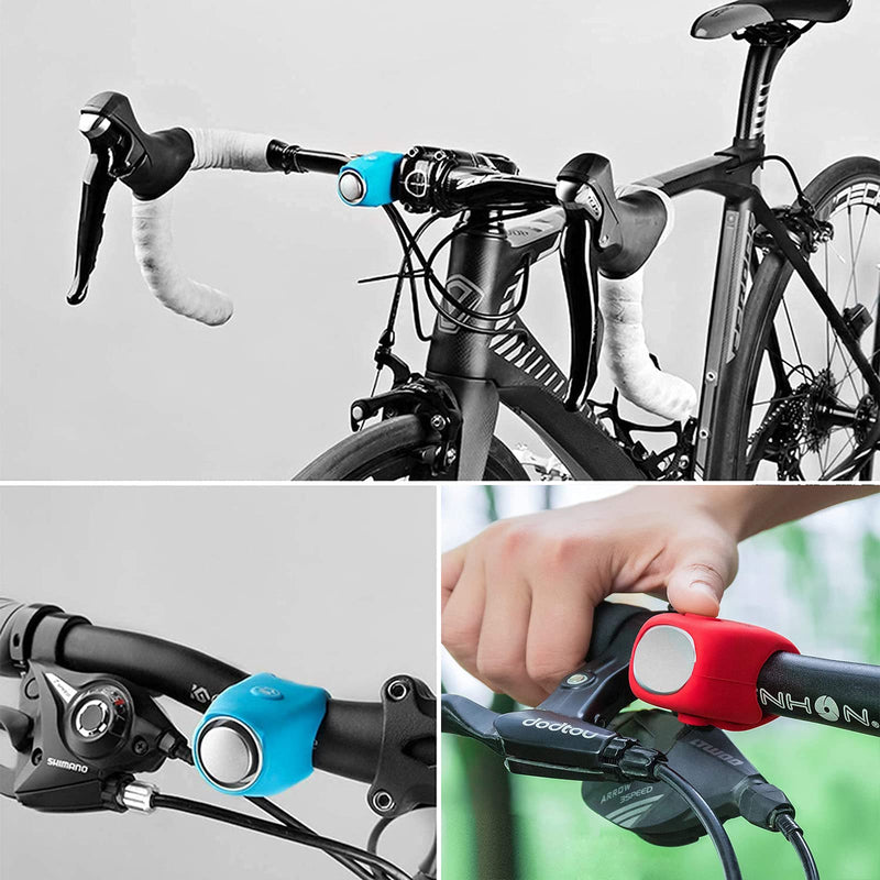 AaiLucky Super Bike Horn, 120dB Electric Bike Horn, Loud Bicycle Horns, Safety Cycling Bells, Water-Resistant6 Sound Modes for Adults Kids Bikes Warning Horns, Biking Accessories black - BeesActive Australia