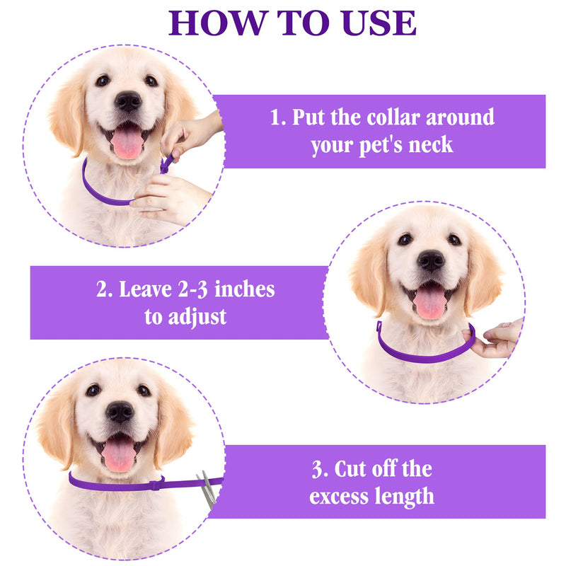 Pets vv Calming Collar for Dogs 3 Packs Pheromone Collar Calm Anxiety Relief, Adjustable Dog Calming Collars for Dog and Puppy Lasts 60 Days, 25 Inches blue - BeesActive Australia