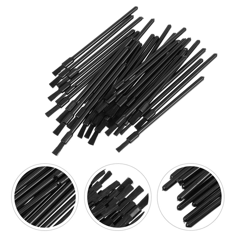 Lurrose 100Pcs Disposable Lip Brush Small Makeup Brushes Applicator Eyebrow Lipstick Brushes Brushes Wands for Lip Oil Balm - BeesActive Australia