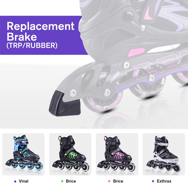 2PM SPORTS Inline Skate Brake Stopper, Replacement Brake Pad - BeesActive Australia