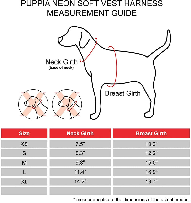 Puppia Authentic Neon Soft Vest Harness B Green Large Puppia Neon Soft Vest Harness B - BeesActive Australia
