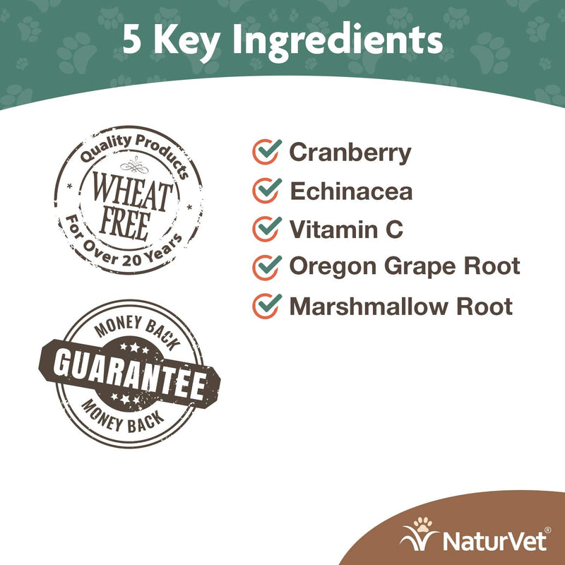NaturVet – Cranberry Relief Plus Echinacea – Helps Support a Healthy Urinary Tract & Immune System 120 Soft Chews - BeesActive Australia