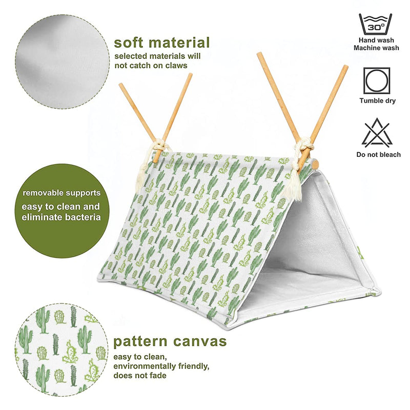 Bearded Dragon Tent Bed,Cactus Pattern Reptile Bearded Dragon cage/hides and Caves/Habitat Hideout… cactus - BeesActive Australia