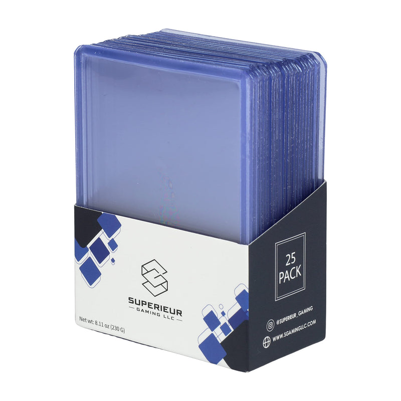 Superieur Gaming 3" x 4" Top loaders Card Holder for Standard Trading Cards | Up to 35 pts | 25-Count - BeesActive Australia