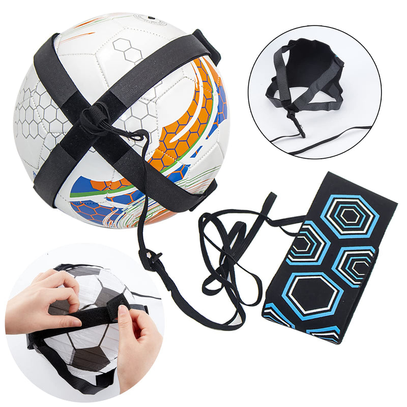 AMIJOUX Hands-Free Adjustable Soccer Training Belt Football Kick Throw Solo Practice Equipment for Juggling Foot Control Volleyball Rugby Training Aids Fits Ball Sizes 3 4 and 5 - BeesActive Australia