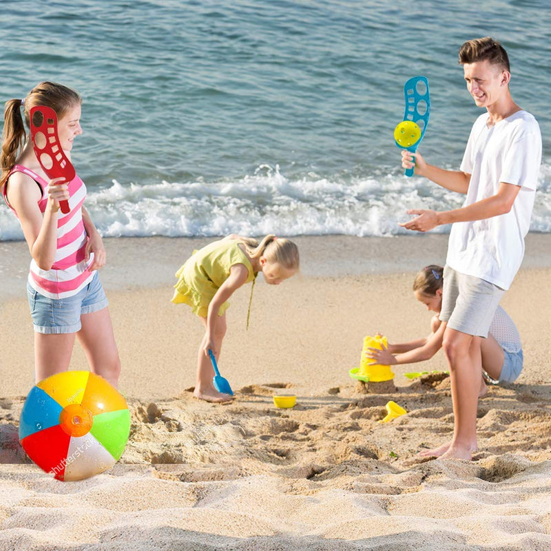 ArtCreativity Scoop and Toss Game, Includes 2 Scoops and 2 Balls, Outdoor Lawn Game for Kids and Adults, Durable Plastic Construction - Yard, Beach, Picnic, and Camp Tossing Game for Fun Outside - BeesActive Australia