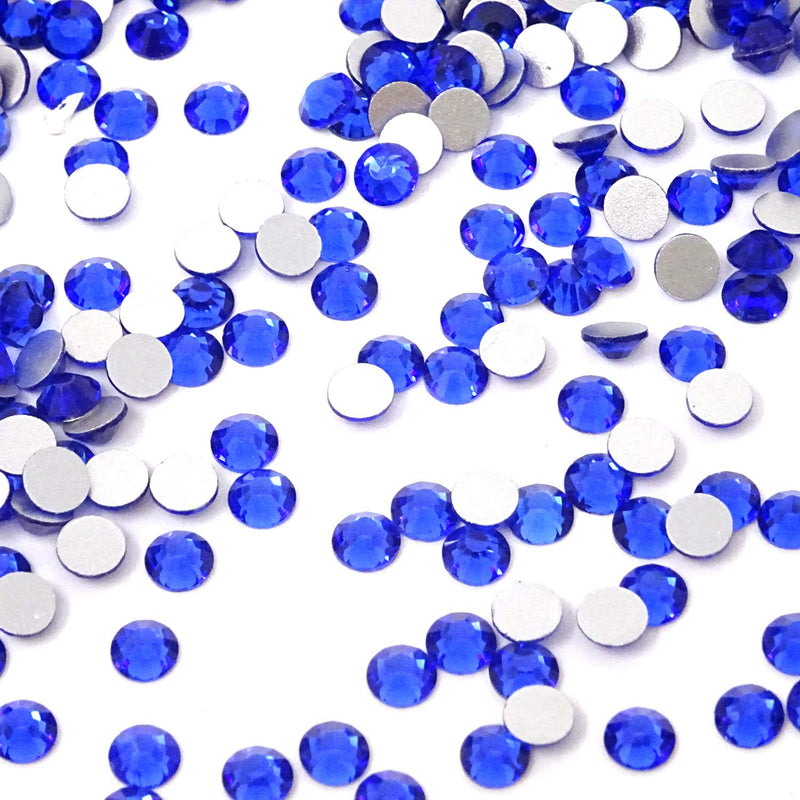 Honbay 1440PCS 5mm ss20 Sparkly Round Flatback Rhinestones Crystals, Non-Self-Adhesive (Royal Blue) Royal Blue - BeesActive Australia