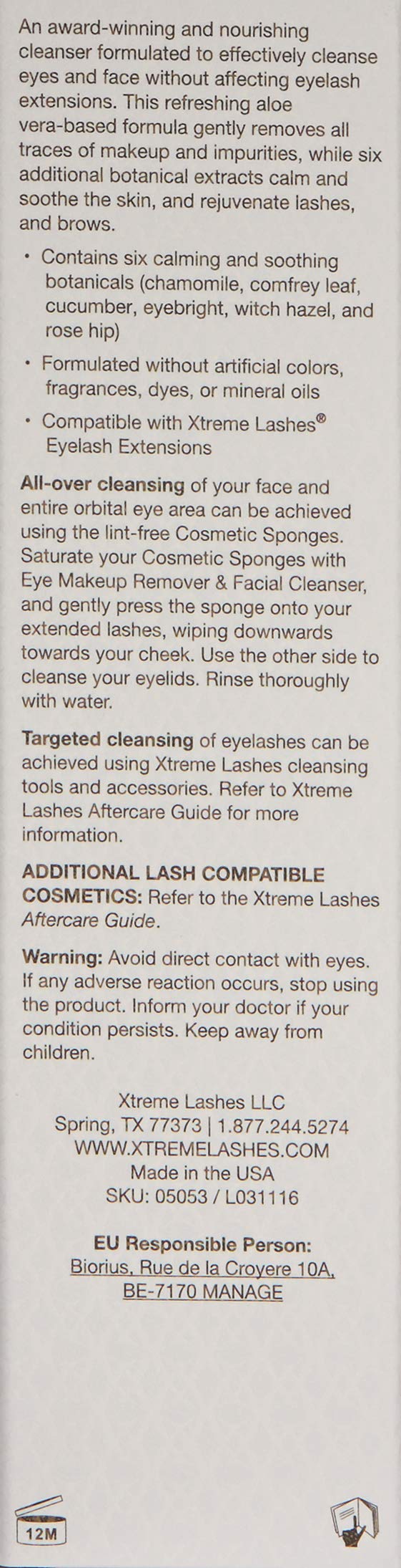 Xtreme Lashes Eye Makeup Remover & Facial Cleanser - BeesActive Australia