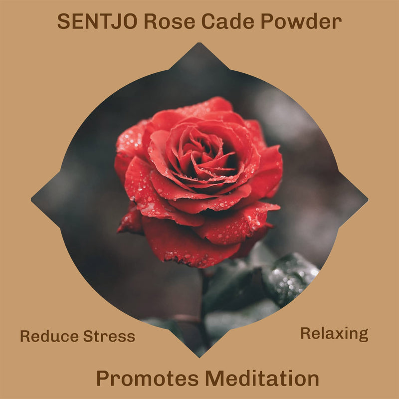 SENTJO Premium 100% Natural Handmade Cade Incense Powder, Sustainably Harvested, Made in France 3.2oz, Wood Powder Smudging, Aromatherapy, Organic Incense, (Rose)) Rose - BeesActive Australia