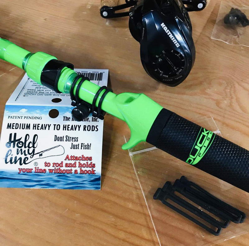 Hold My Line Medium Heavy to Heavy - Fishing Rod Line Holder Gear Accessories Equipment for Freshwater Reels - Fits Rods Medium Heavy to Heavy - BeesActive Australia